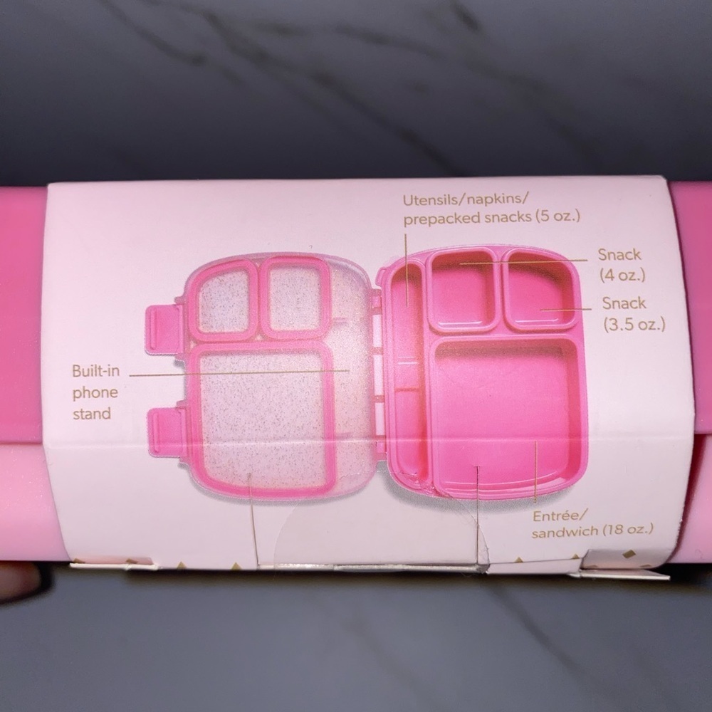 Paris Hilton Bento Lunch Box Pink Glitter - Picture 2 of 7